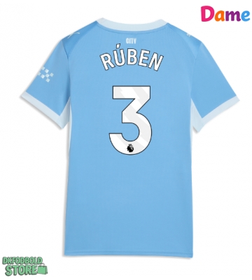 Manchester City Ruben Dias #3 Replika Hjemmebanetrøje Dame 2026-27 Kortærmet